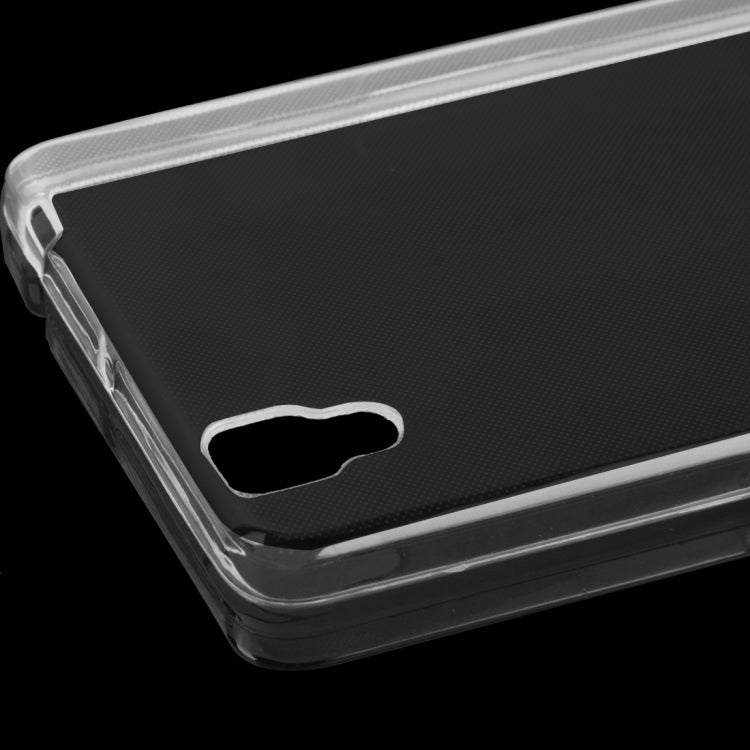 For OPPO R7s 0.75mm Ultra-thin Transparent TPU Protective Case(Transparent)