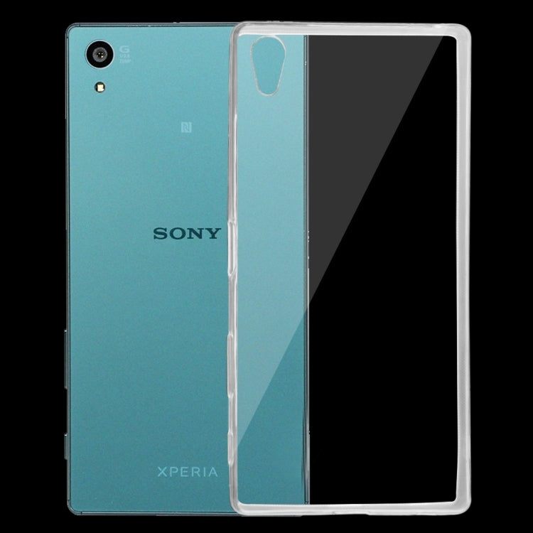 For Sony Xperia Z5 Plus 0.75mm Ultra-thin Transparent TPU Protective Case(Transparent)