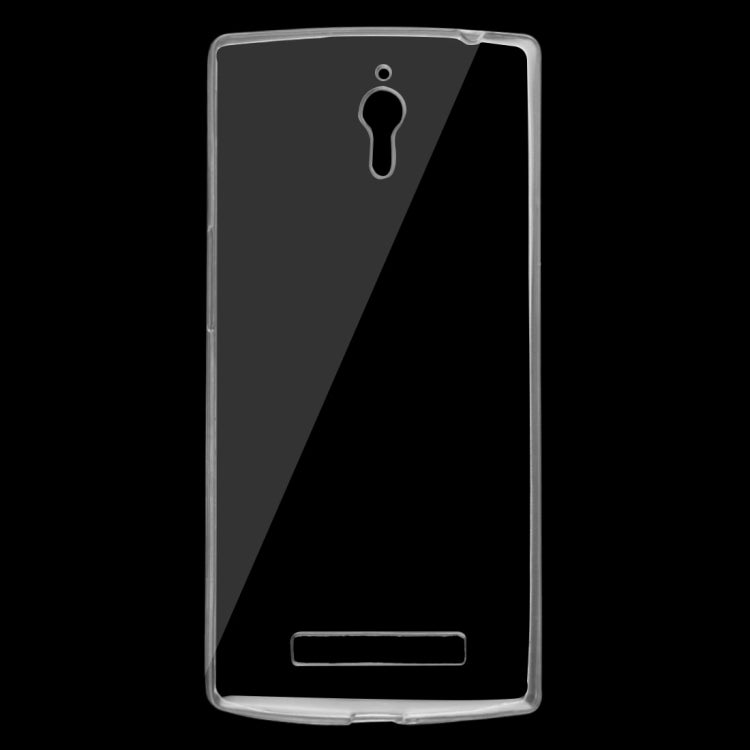 For OPPO Find 7 0.75mm Ultra-thin Transparent TPU Protective Case(Transparent)
