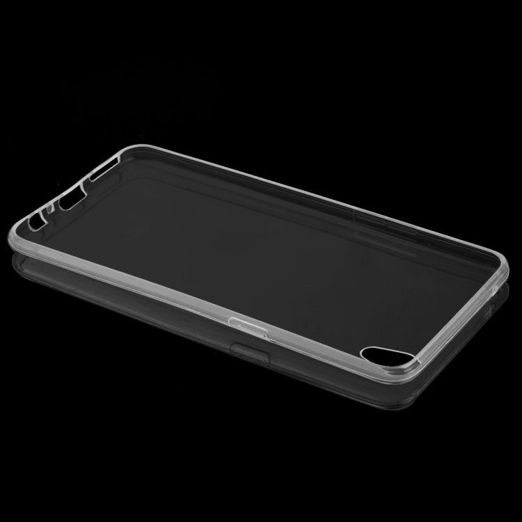 For OPPO R9 0.75mm Ultra-thin Transparent TPU Protective Case(Transparent)