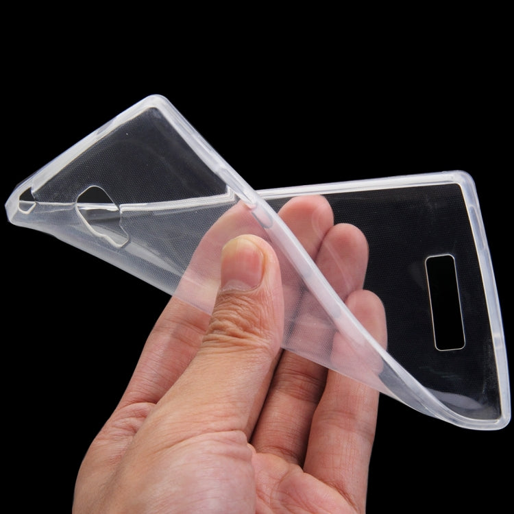For OPPO R831 0.75mm Ultra-thin Transparent TPU Protective Case(Transparent)