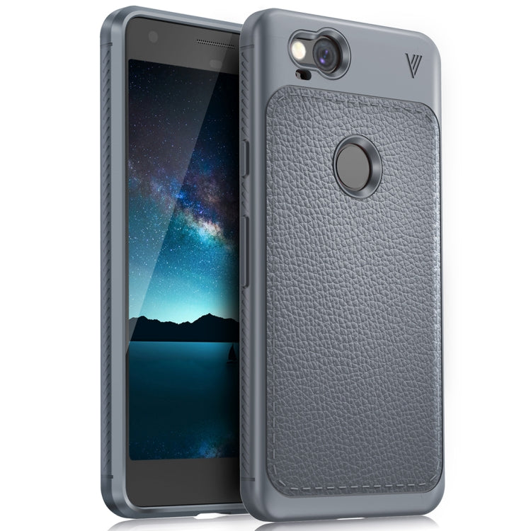 Lenuo for Google Pixel 2 Litchi Texture Full Coverage PU Leather + TPU Protective Back Cover Case