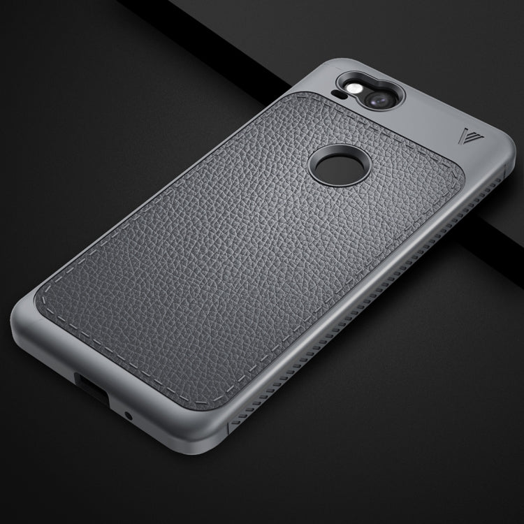 Lenuo for Google Pixel 2 Litchi Texture Full Coverage PU Leather + TPU Protective Back Cover Case