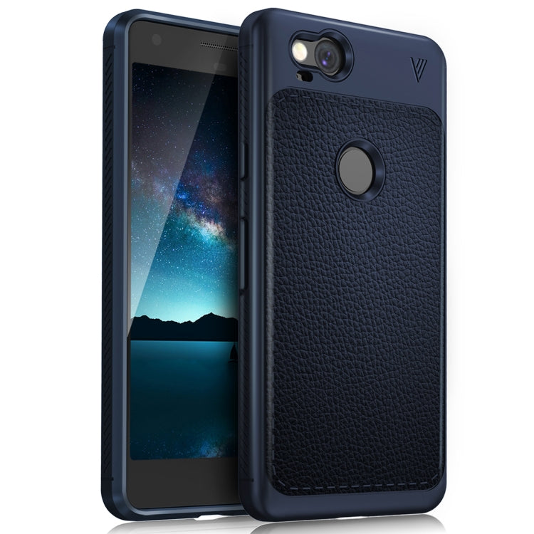 Lenuo for Google Pixel 2 Litchi Texture Full Coverage PU Leather + TPU Protective Back Cover Case