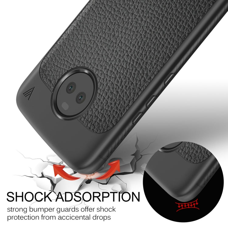 Lenuo for Motorola Moto X4 Litchi Texture Full Coverage PU Leather + TPU Protective Back Cover Case