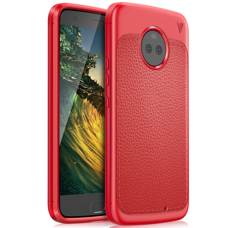 Lenuo for Motorola Moto X4 Litchi Texture Full Coverage PU Leather + TPU Protective Back Cover Case