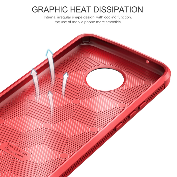 Lenuo for Motorola Moto X4 Litchi Texture Full Coverage PU Leather + TPU Protective Back Cover Case