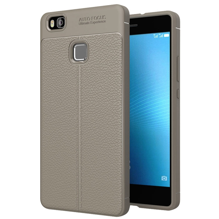 For Huawei P9 Lite Litchi Texture TPU Protective Back Cover Case