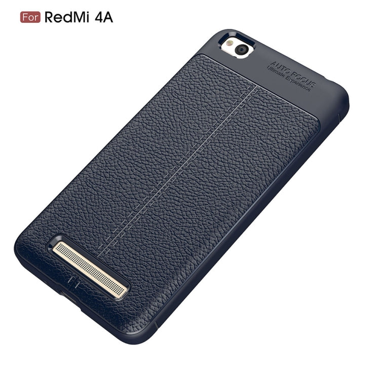 For Xiaomi Redmi 4A Litchi Texture TPU Protective Back Cover Case