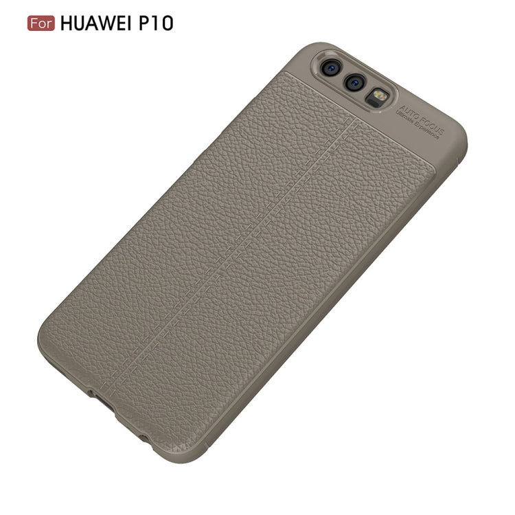 For Huawei P10 Litchi Texture TPU Protective Back Cover Case