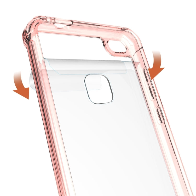 For Huawei Honor 8 Lite & P8 Lite (2017) Acrylic + TPU Transparent Armor Protective Case