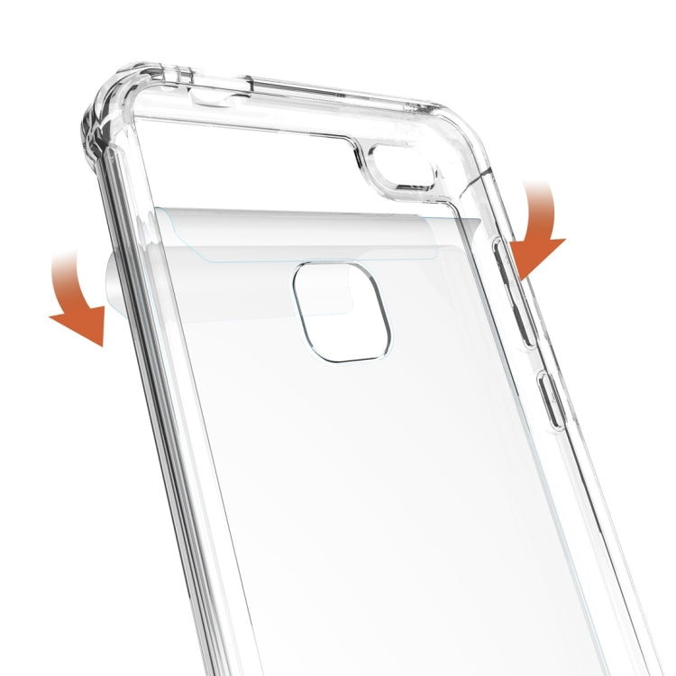 For Huawei Honor 8 Lite & P8 Lite (2017) Acrylic + TPU Transparent Armor Protective Case