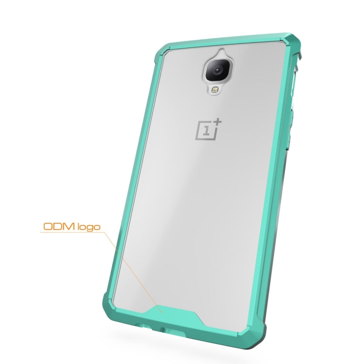 For Oneplus 3 Acrylic + TPU Transparent Armor Protective Case