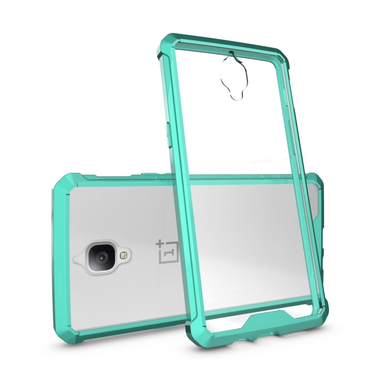 For Oneplus 3 Acrylic + TPU Transparent Armor Protective Case