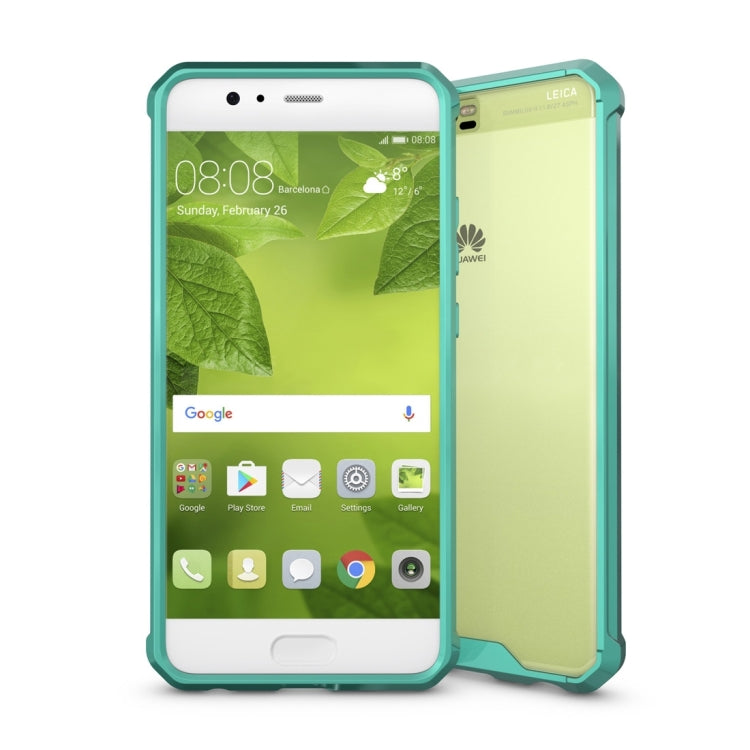 For Huawei P10 Acrylic + TPU Transparent Armor Protective Case