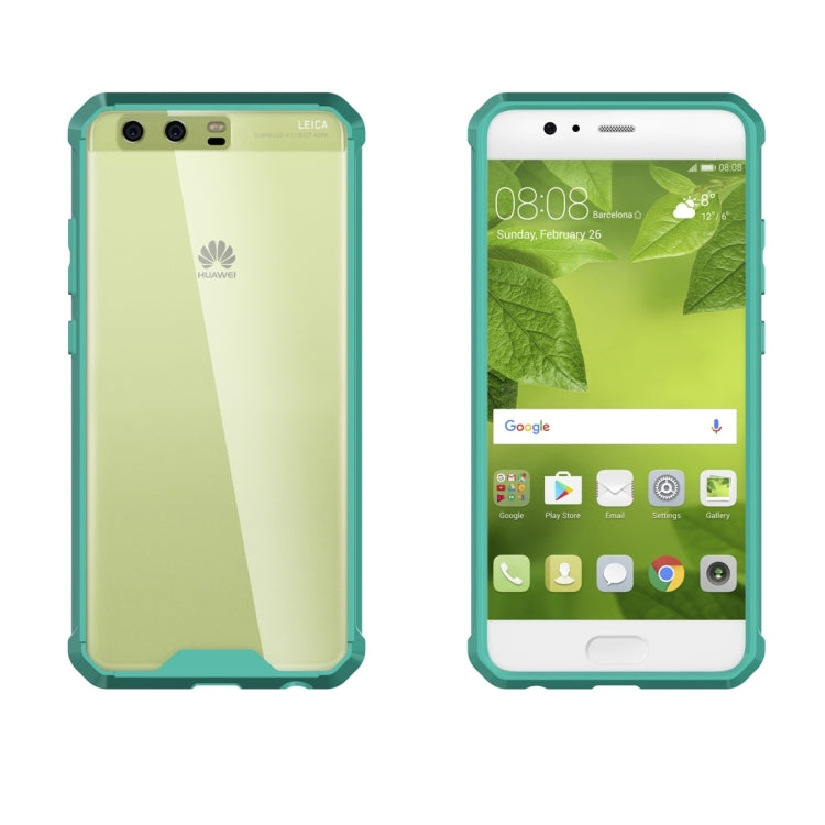 For Huawei P10 Acrylic + TPU Transparent Armor Protective Case