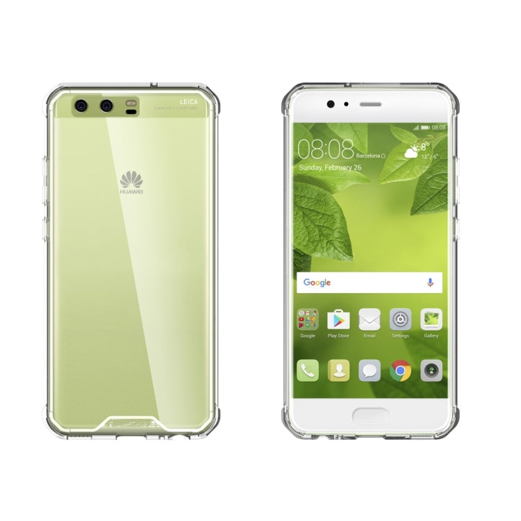 For Huawei P10 Acrylic + TPU Transparent Armor Protective Case