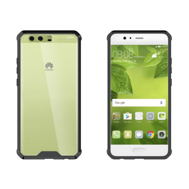 For Huawei P10 Plus Acrylic + TPU Transparent Armor Protective Case