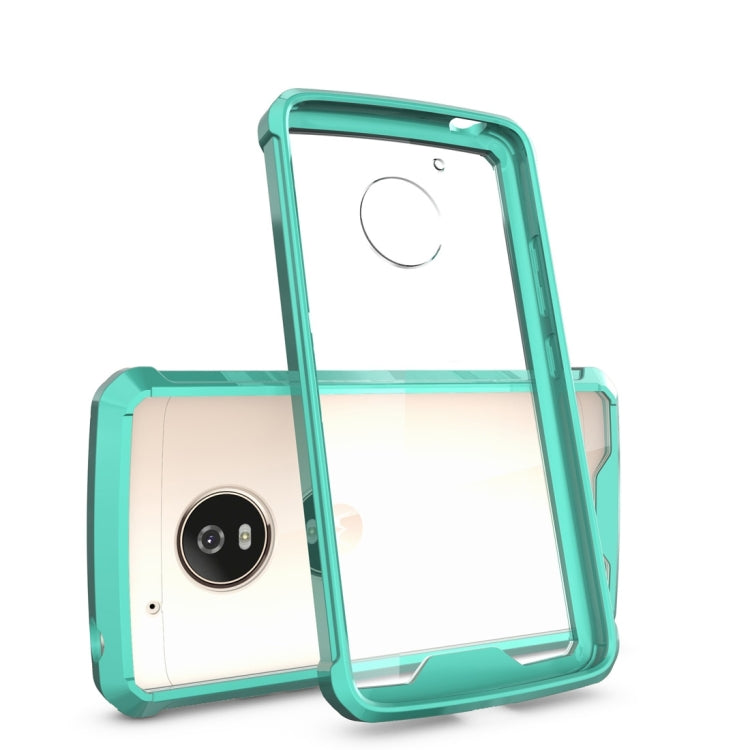 For Motorola G5 Acrylic + TPU Transparent Armor Protective Case