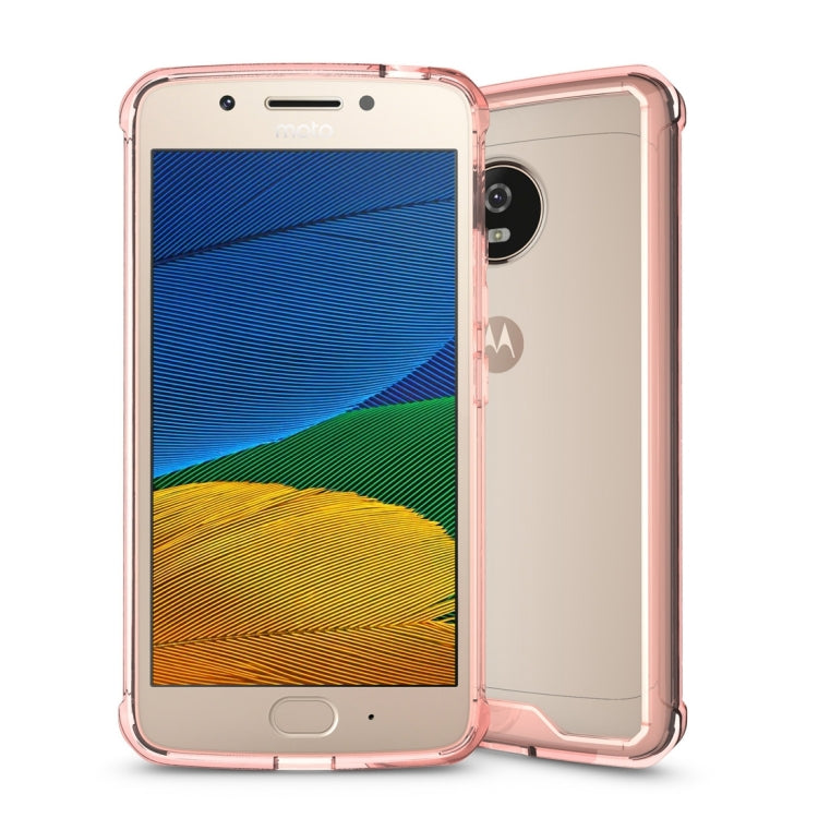 For Motorola G5 Acrylic + TPU Transparent Armor Protective Case
