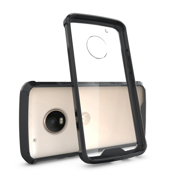 For Motorola G5 Plus Acrylic + TPU Transparent Armor Protective Case