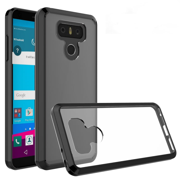 For LG G6 Acrylic + TPU Transparent Armor Protective Case