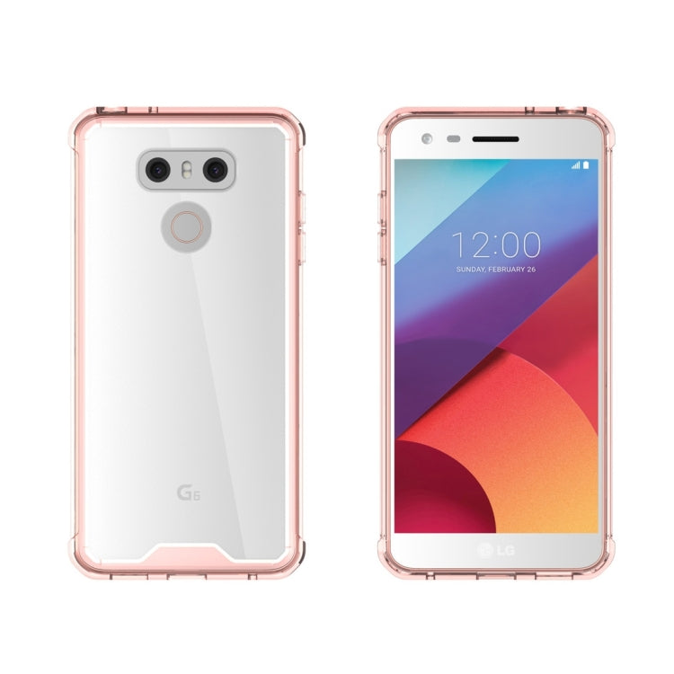 For LG G6 Acrylic + TPU Transparent Armor Protective Case