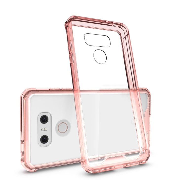 For LG G6 Acrylic + TPU Transparent Armor Protective Case