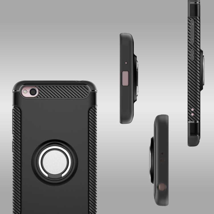 For Xiaomi Redmi 4A Magnetic 360 Degree Rotation Ring Armor Protective Case