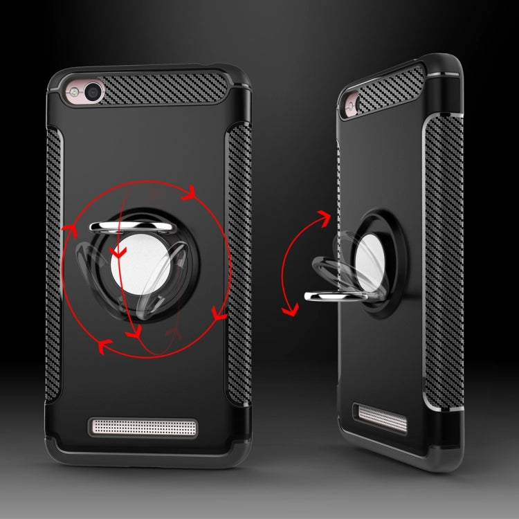 For Xiaomi Redmi 4A Magnetic 360 Degree Rotation Ring Armor Protective Case