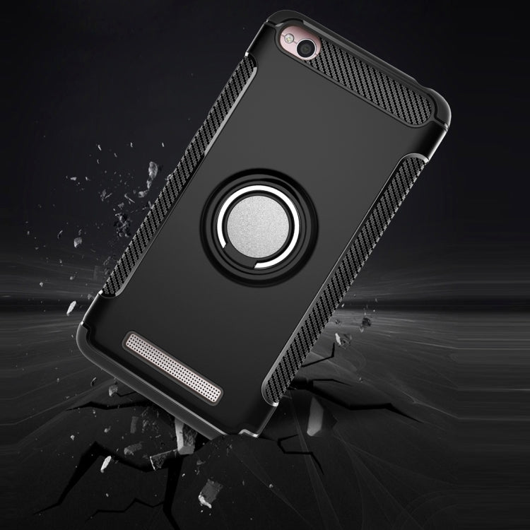 For Xiaomi Redmi 4A Magnetic 360 Degree Rotation Ring Armor Protective Case