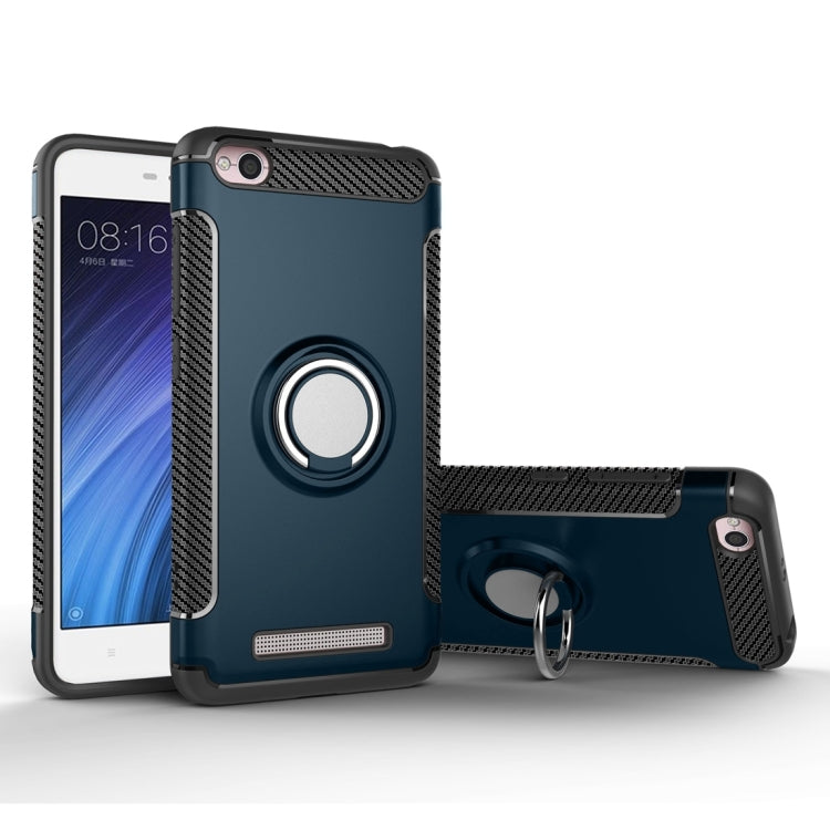For Xiaomi Redmi 4A Magnetic 360 Degree Rotation Ring Armor Protective Case