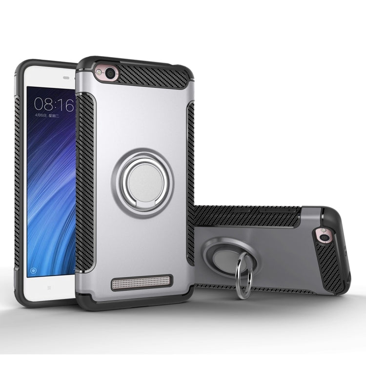 For Xiaomi Redmi 4A Magnetic 360 Degree Rotation Ring Armor Protective Case