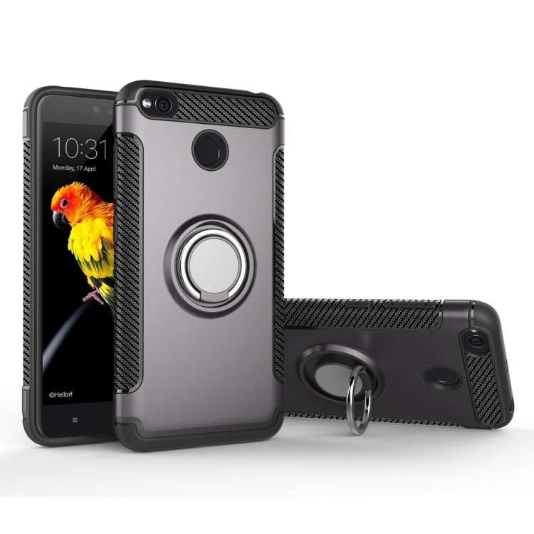 For Xiaomi Redmi 4X Magnetic 360 Degree Rotation Ring Armor Protective Case