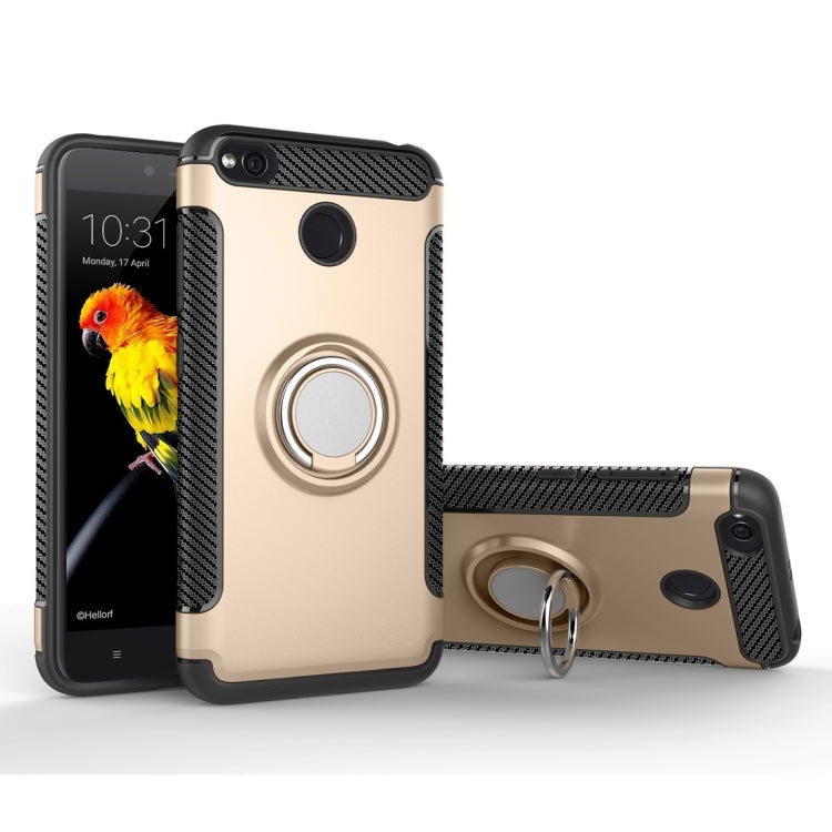 For Xiaomi Redmi 4X Magnetic 360 Degree Rotation Ring Armor Protective Case