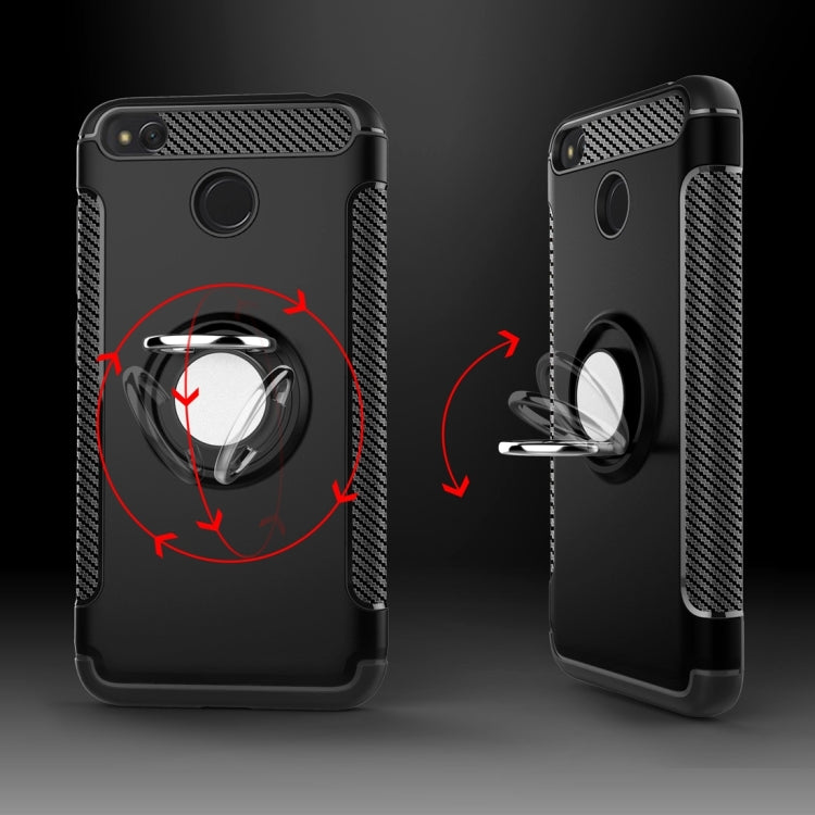 For Xiaomi Redmi 4X Magnetic 360 Degree Rotation Ring Armor Protective Case