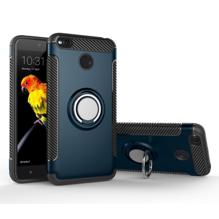 For Xiaomi Redmi 4X Magnetic 360 Degree Rotation Ring Armor Protective Case