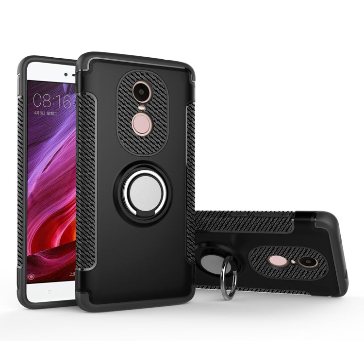For Xiaomi Redmi Note 4X Magnetic 360 Degree Rotation Ring Armor Protective Case