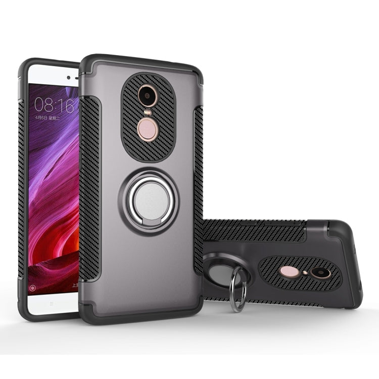 For Xiaomi Redmi Note 4X Magnetic 360 Degree Rotation Ring Armor Protective Case