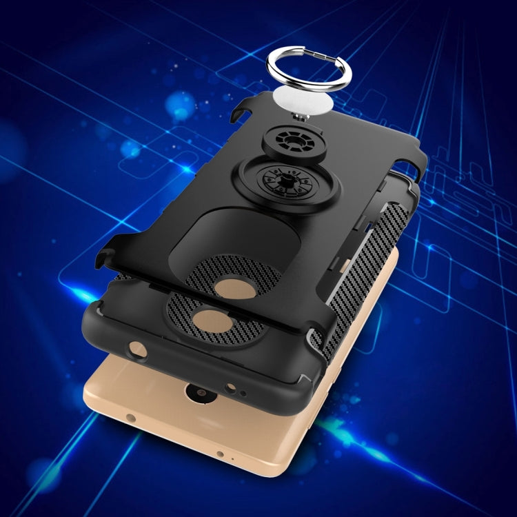 For Xiaomi Redmi Note 4X Magnetic 360 Degree Rotation Ring Armor Protective Case