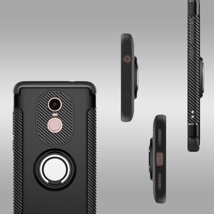 For Xiaomi Redmi Note 4X Magnetic 360 Degree Rotation Ring Armor Protective Case