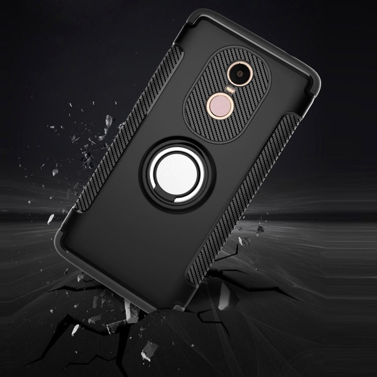 For Xiaomi Redmi Note 4X Magnetic 360 Degree Rotation Ring Armor Protective Case