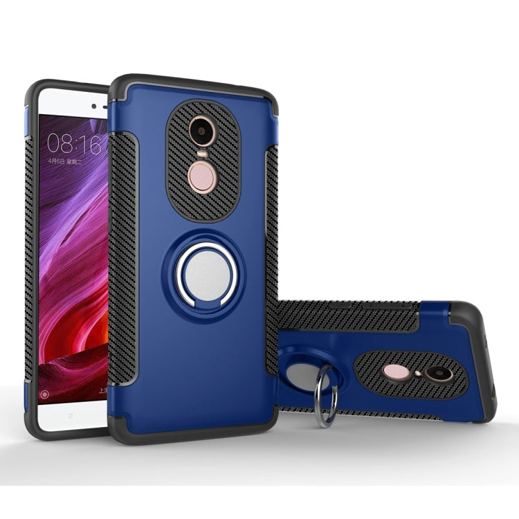 For Xiaomi Redmi Note 4X Magnetic 360 Degree Rotation Ring Armor Protective Case