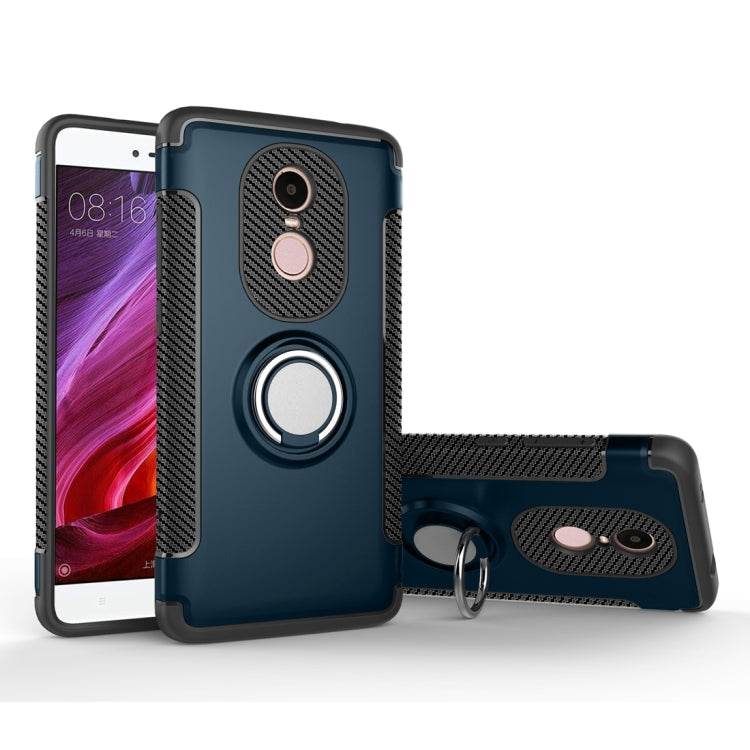 For Xiaomi Redmi Note 4X Magnetic 360 Degree Rotation Ring Armor Protective Case