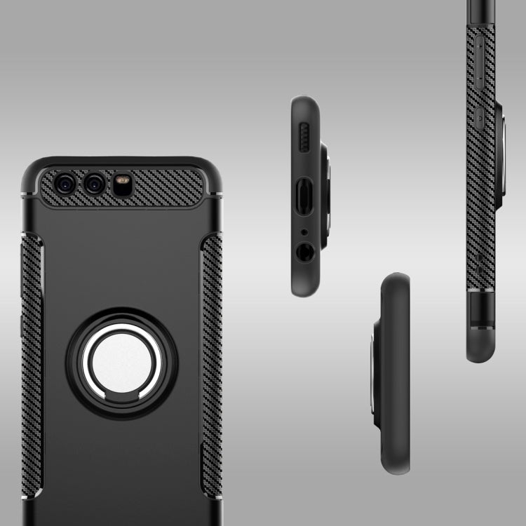 For Huawei P10 Magnetic 360 Degree Rotation Ring Armor Protective Case