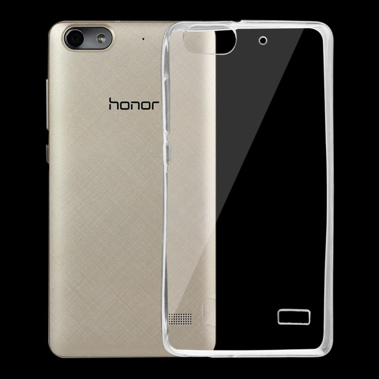 For Huawei Honor Play 4C / CHM-UL00 0.75mm Ultra-thin Transparent TPU Protective Case(Transparent)