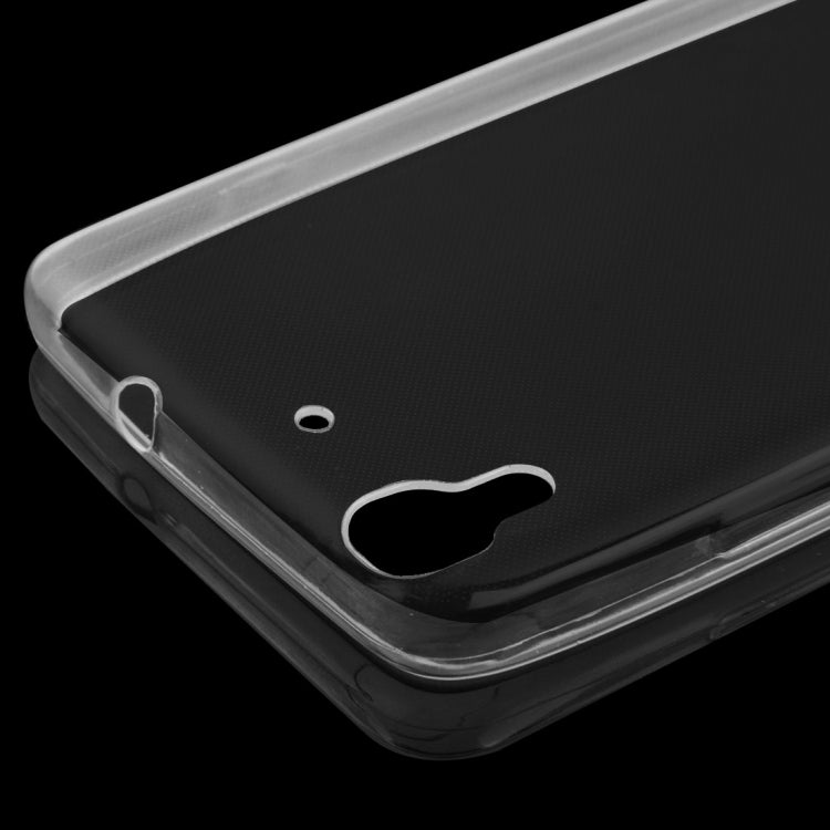 For Huawei Honor 4A / SCL-AL00 0.75mm Ultra-thin Transparent TPU Protective Case(Transparent)