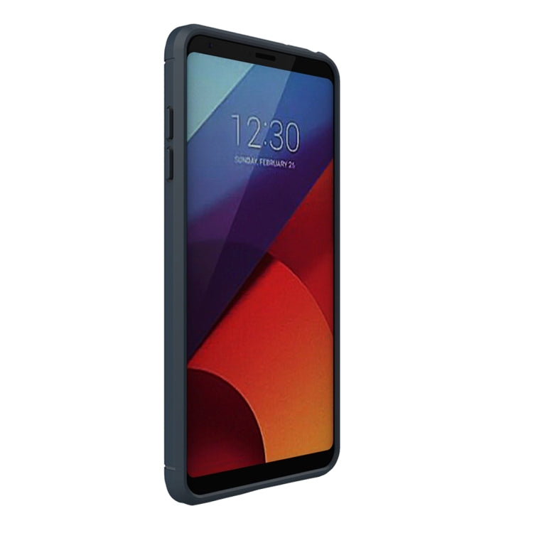 For LG G6 Brushed Carbon Fiber Texture Shockproof TPU Protective Cover Case