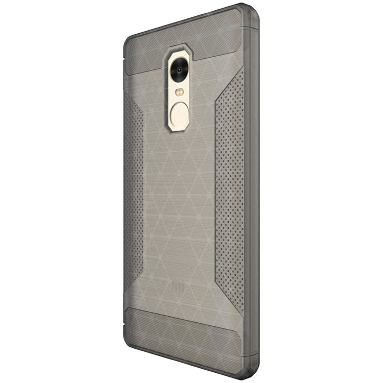 For Xiaomi Redmi Note 4 & Redmi Note 4X TPU Frosted Anti-slip Protective Back Cover Case