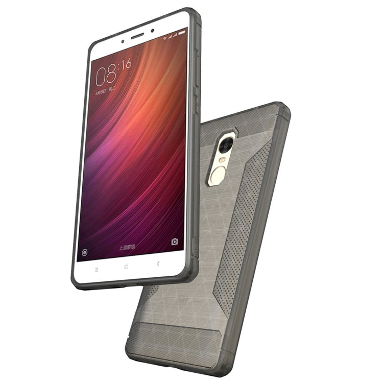For Xiaomi Redmi Note 4 & Redmi Note 4X TPU Frosted Anti-slip Protective Back Cover Case